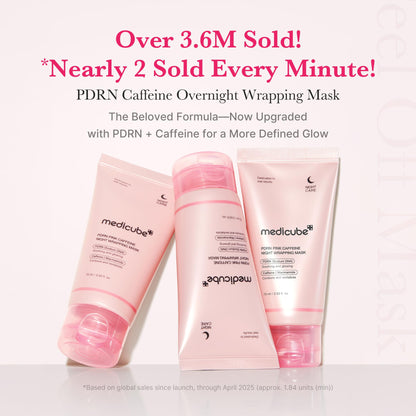 medicube PDRN Overnight Wrapping Mask with Jelly Brush