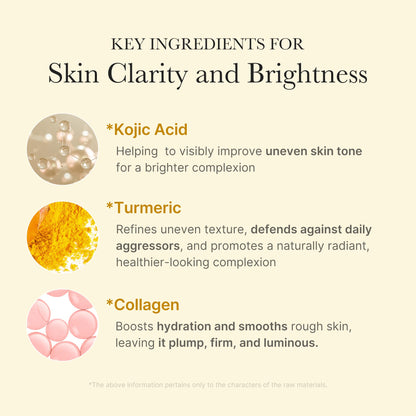 medicube Korean Overnight Glow Mask Trio:PDRN Caffeine & Collagen & Kojic Acid Turmeric Overnight Wrapping Peel Off Facial Mask and Jelly Brush