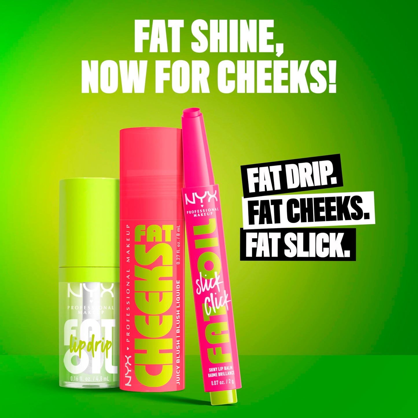 NYX PROFESSIONAL MAKEUP Fat Cheeks Liquid Blush, Buildable, Dewy Blush with Long-Lasting 12HR Wear - Fig Fizz (Soft Peach)