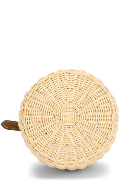 Miu Miu, Pre-Loved Brown Wicker Basket, Brown