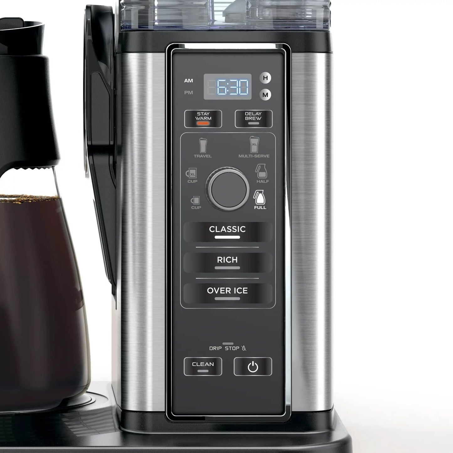 Ninja Hot & Iced, Single Serve or Drip Coffee System, CM300 (Renewed),10 cups