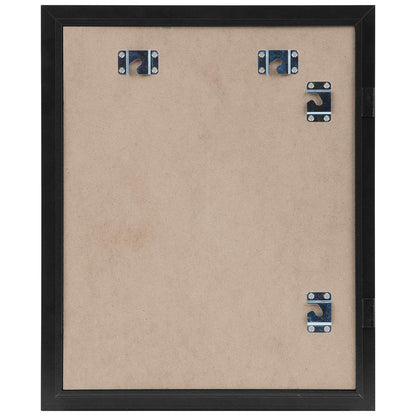 Americanflat 10x12.5 Kids Art Frame - Front Loading Picture Frames Hold 100 Artworks - Use as 8.5x11 Frame with Mat or Display 10x12.5 Artwork Without Mat - My Mini Masterpiece - Black
