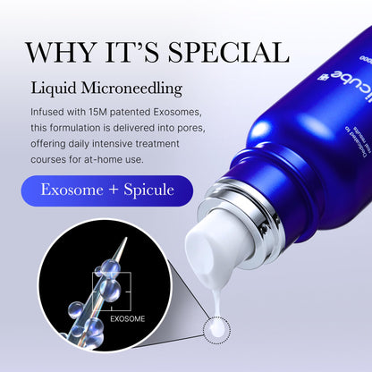 medicube Smooth and Refined Skin Duo: Mini Booster Pro White and Zero Exosome Shot 7,500 PPM Spicule Facial Serum