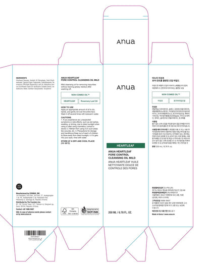 ANUA Gentle Double Cleanser Duo for Facial Cleansing : Heartleaf Pore Control Cleansing Oil Mild & Hydrating Gentle Foaming Cleanser for Double Cleansing, Daily Facial Cleanser, Korean Skincare