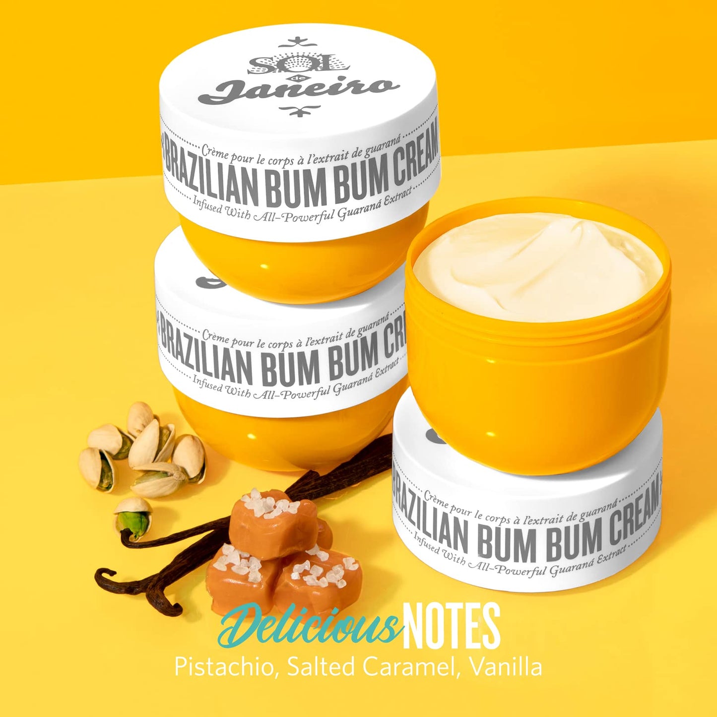 SOL DE JANEIRO Brazilian Bum Bum Cream and Brazilian Glossy Nourishing Hair Oil Bundle, Amazon Exclusive