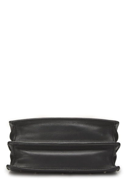 Miu Miu, Pre-Loved Black Calfskin Confidential Crossbody, Black