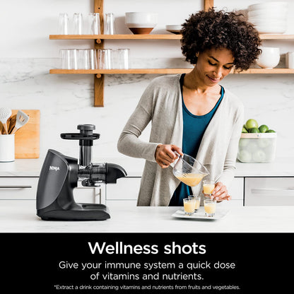 Ninja JC101 Cold Press Pro Juicer, Easy Clean, 1st Generation, Graphite