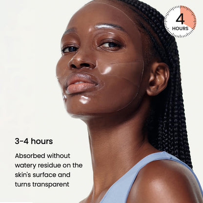 BIODANCE Hydro Cera-nol Real Deep Mask, Overnight Hydrogel Mask, Hydrating Facial Mask For Sensitive Skin, Redness Reducing & Quick Soothing Effect, 1.19oz(34g) x 4ea