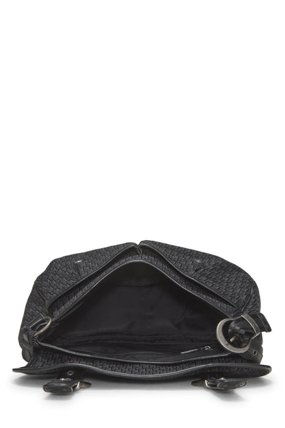 Dior, Pre-Loved Black Trotter Canvas Messenger Bag, Black