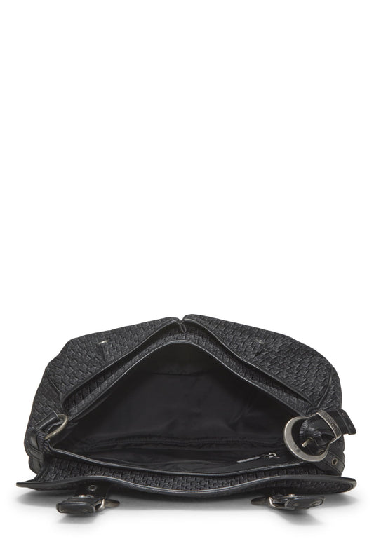 Dior, Pre-Loved Black Trotter Canvas Messenger Bag, Black