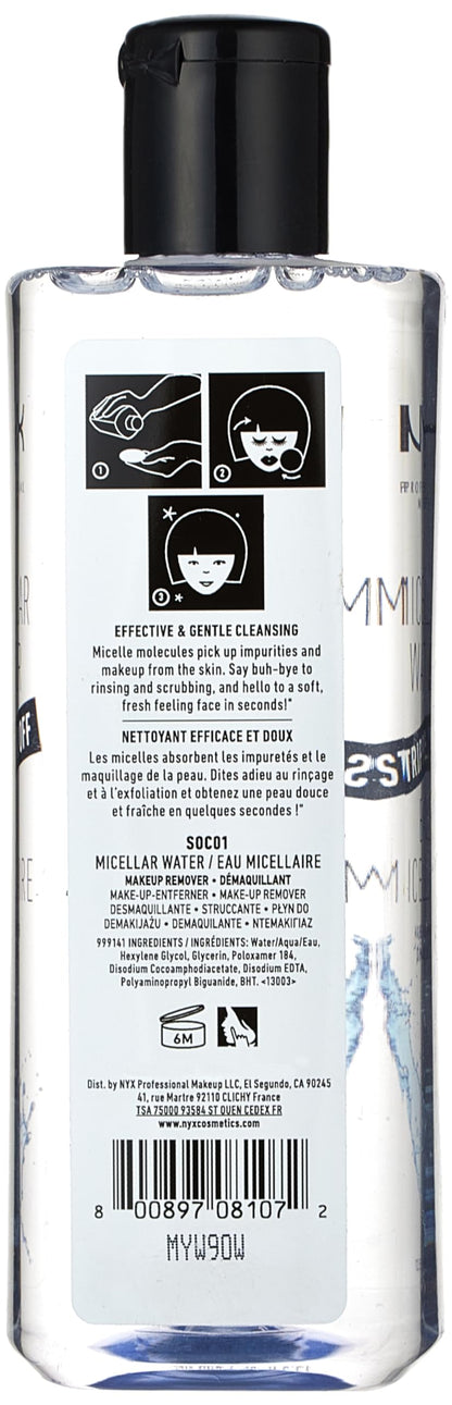 NYX PROFESSIONAL MAKEUP Stripped Off Micellar Water, Makeup Remover
