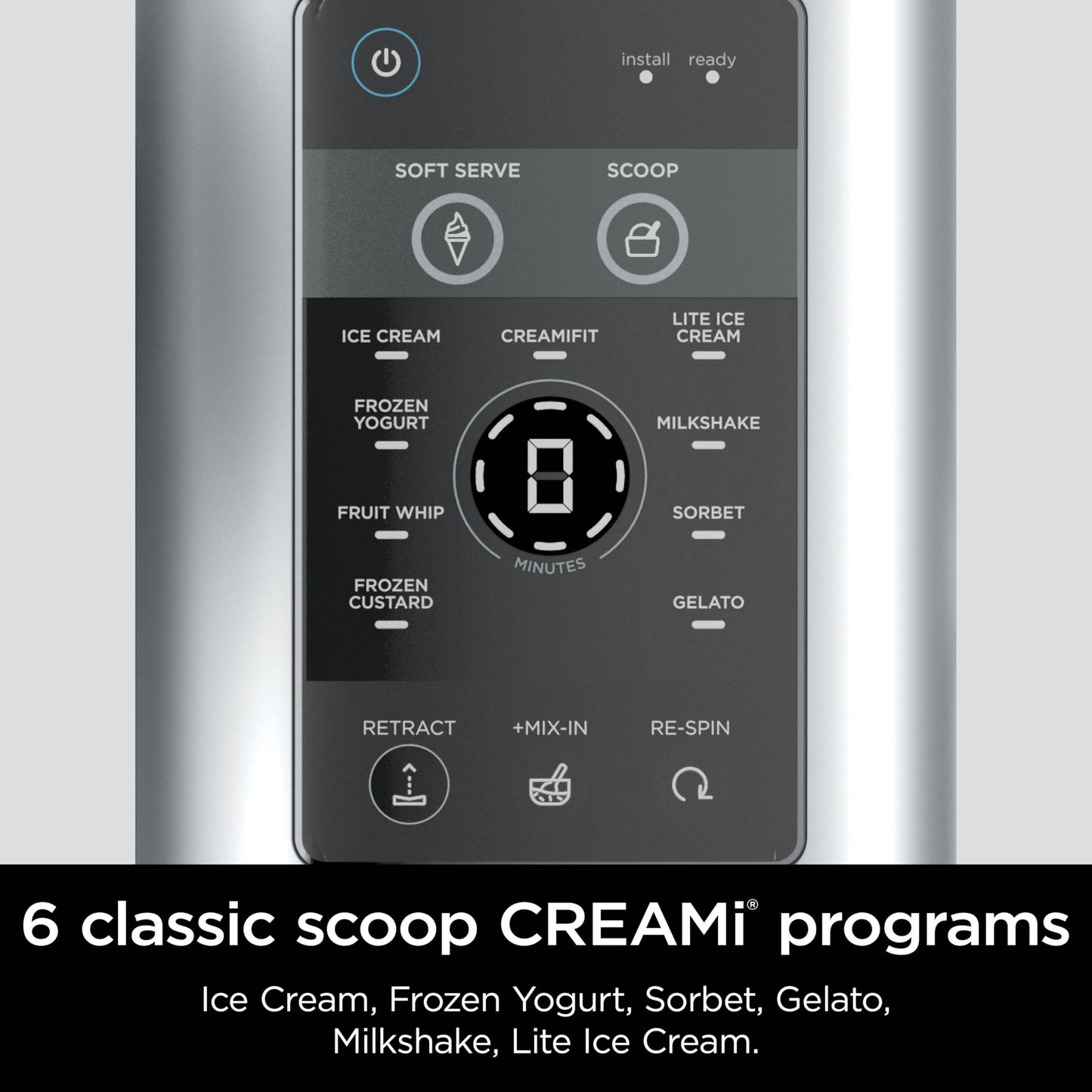 Ninja Swirl by CREAMi Ice Cream and Soft Serve Maker, Sorbet, Milkshake, Frozen Yogurt, Low Calories Program & More, 13-in-1, Soft Serve Handle, (2) CREAMi Swirl 16oz Pints, For Kids & ALL ages, NC701