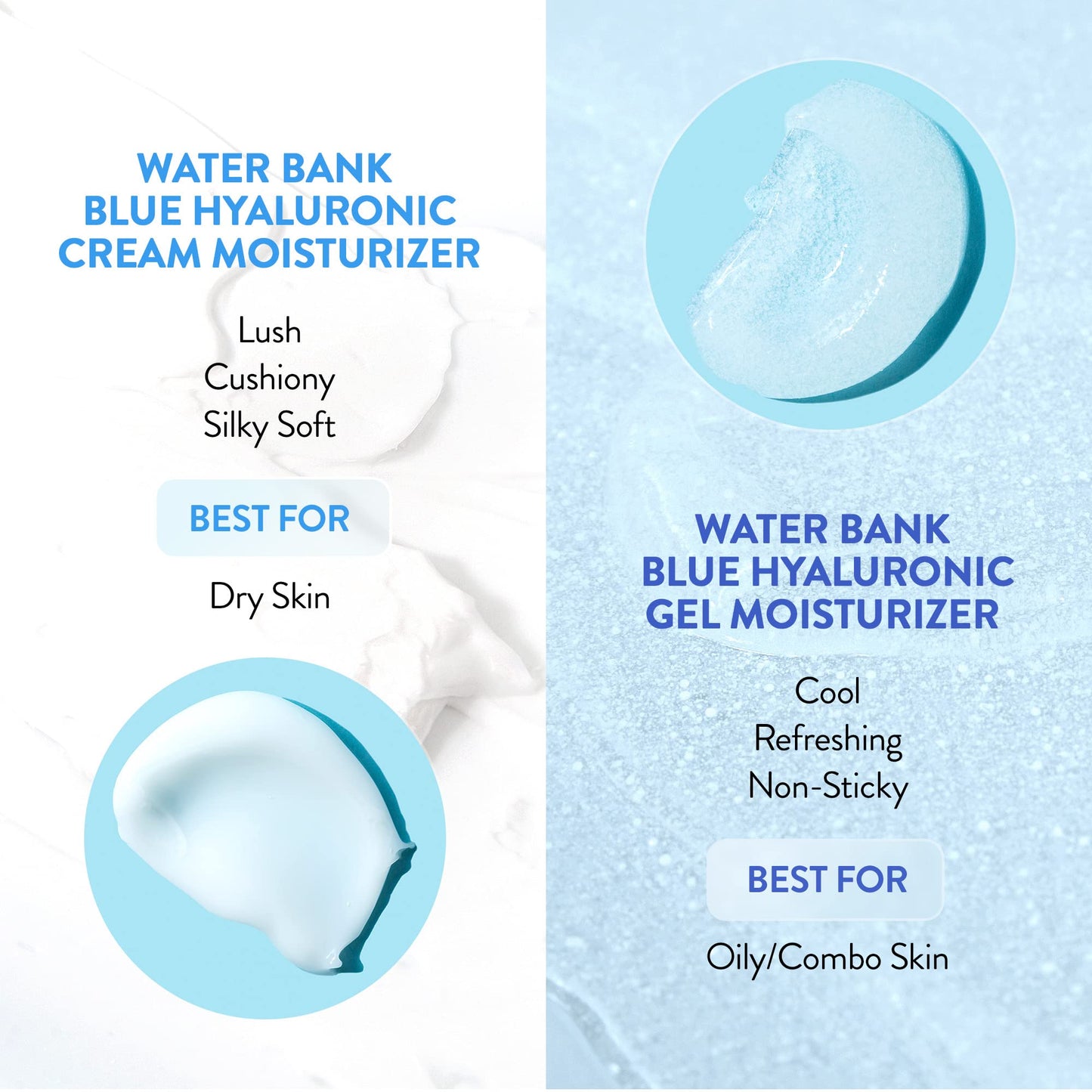 LANEIGE Water Bank Blue Hyaluronic Moisturizer: Barrier-Boosting Hydration, Squalane, Ceramide, Dermatologist-tested