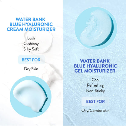 LANEIGE Water Bank Blue Hyaluronic Moisturizer: Barrier-Boosting Hydration, Squalane, Ceramide, Dermatologist-tested