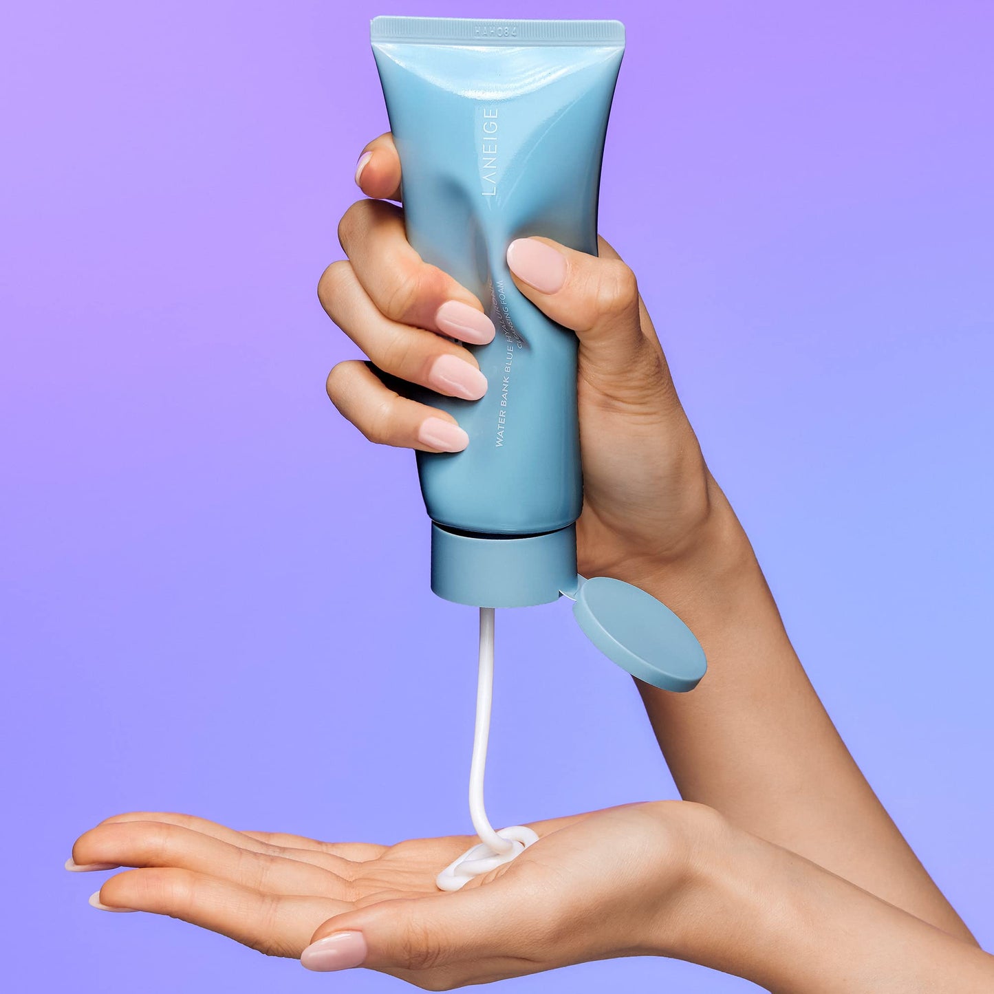 LANEIGE Water Bank Cleansing Foam: Hydrating Face Wash and Makeup Remover with Hyaluronic Acid & Papain Enzyme for Smooth, Soft Skin