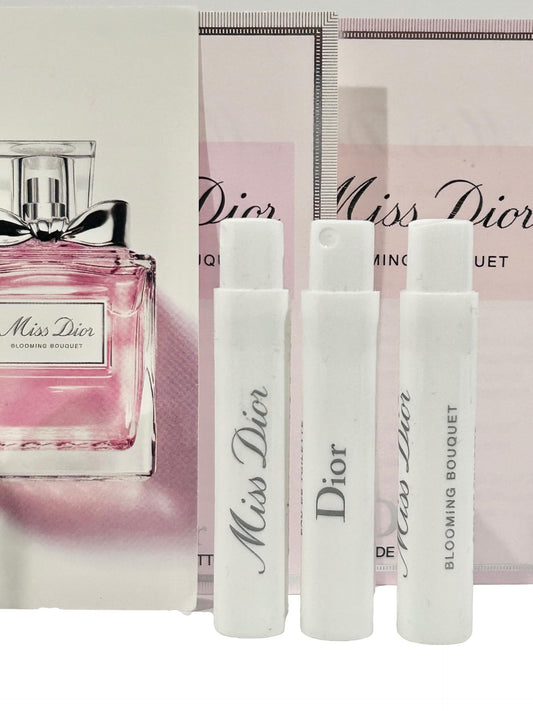 Dior Miss Blooming Bouquet Sample Women EDT Perfume 1 ml / 0.03 fl oz Set of 3