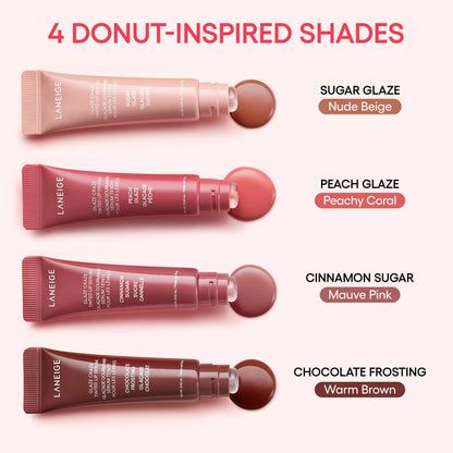 LANEIGE Glaze Craze Tinted Lip Serum, Maple Glaze: Hydrating Lip Serum for Glossy, Nourished Lips with Plumping Polypeptides