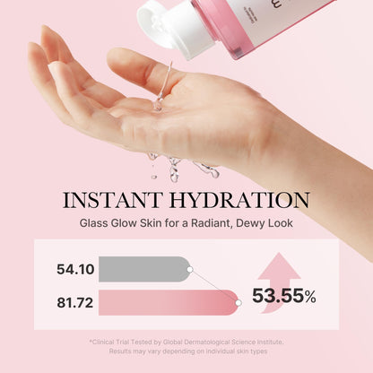 medicube Pink Glow Home Care Duo: PDRN Pink Peptide Toner and Collagen Jelly Cream (110ml)