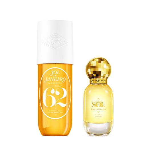 SOL DE JANEIRO Cheirosa '62 Eau de Parfum + Hair & Body Mist Duo, Amazon Exclusive