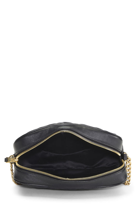 Miu Miu, Pre-Loved Black Nappa Matelassé Camera Bag, Black
