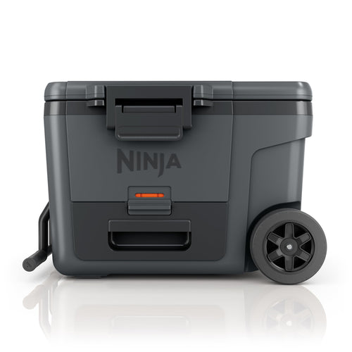 Ninja | Cooler | FrostVault 45QT Cooler with Wheels | Insulated with Temp Dry Storage Drawer | Keeps Ice Cold for Days | for The Beach, Camping, Picnics & More | Grey | FB245CG