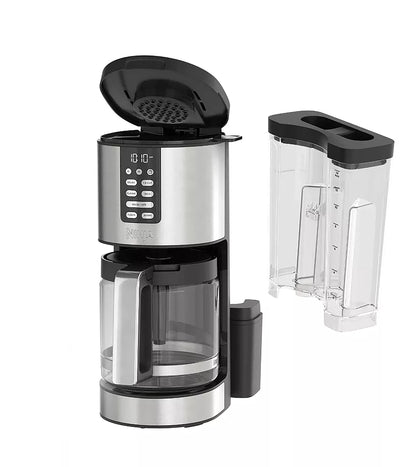 Ninja DCM201 14-Cup XL Coffee Maker PRO, 2 Brew Styles Classic & Rich, 4 Program Small Batch, Delay Brew, Freshness Timer & Keep Warm, No Permanent Filter or Scoop Included (Stainless Steel)