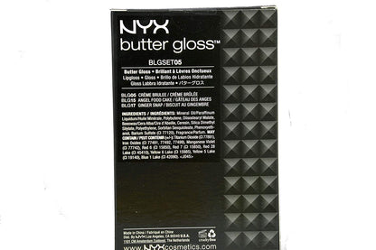 NYX Butter Lip Gloss Set 3 (Creme Brulee, Angel Food Cake and Ginger Snap)