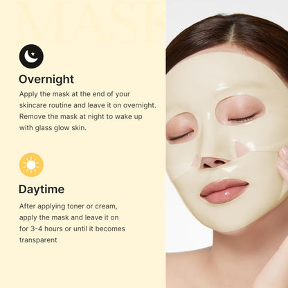 medicube Refine & Glow Overnight Duo: Kojic Acid Turmeric Brightening Overnight Gel Mask and TXA+Niacinamide Capsule Cream