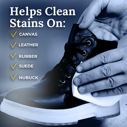 Miss Mouth's Messy Steppers Shoe Cleaner - 30 Wipes Ready To Use Sneaker Cleaner for Rubber, Canvas, Leather to Remove Dirt, Grass, Scuffs from makers of Miss Mouth's Messy Eater Stain Treater