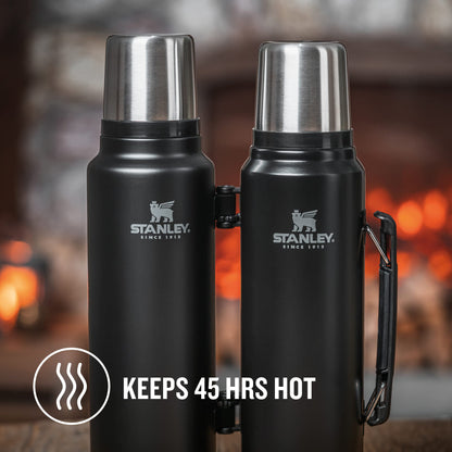 Stanley Classic Vacuum Bottle 1.9L - Matte Black
