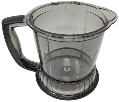 40oz Pitcher Bowl for Ninja Master Prep Food Processor QB700 QB750 QB900B QB1000 QB1003 QB1004 QB1005, Black