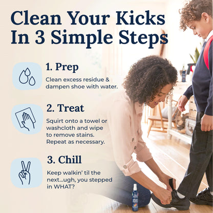 Miss Mouth's Messy Eater Stain Treater and Messy Steppers Shoe Cleaner Starter Pack