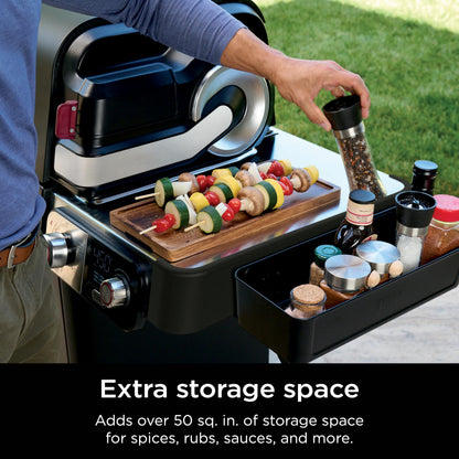 Ninja FlexFlame Upgrades Storage Caddy, Holds Up to 10lbs of Spices, Rubs & Cooking Utensils, Durable Modular Design, Extra Storage Space, Compatible with PG300 Series, XSKSTRGCADDY