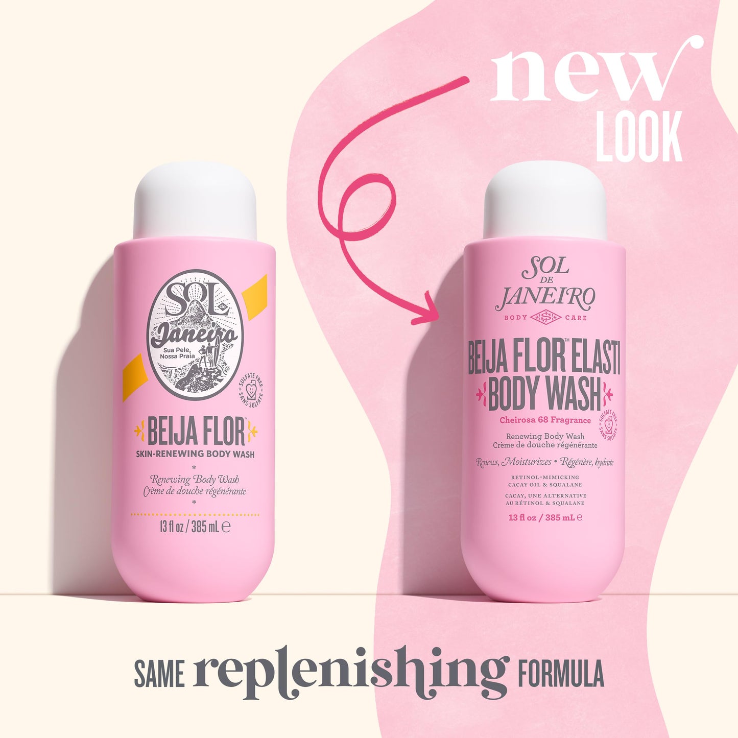 Sol de Janeiro Beija Flor Body Wash 385mL/13.0 fl oz.