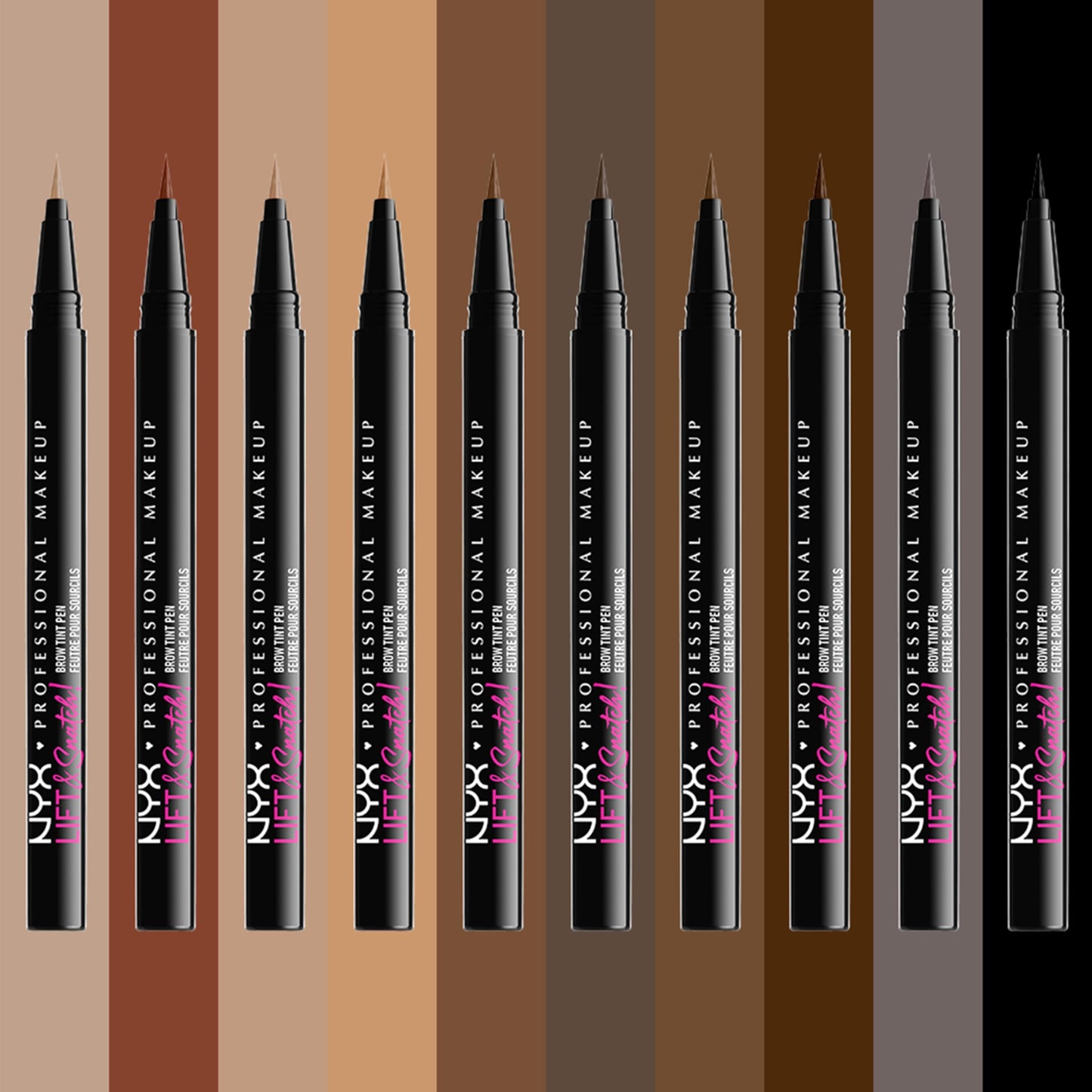 NYX PROFESSIONAL MAKEUP Lift & Snatch Eyebrow Tint Pen, Soft Brown