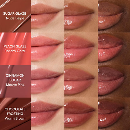 LANEIGE Glaze Craze Tinted Lip Serum, Maple Glaze: Hydrating Lip Serum for Glossy, Nourished Lips with Plumping Polypeptides