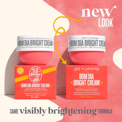 SOL DE JANEIRO Visibly Brightening and Smoothing Bom Dia AHA Body Cream 240mL/8.1 fl oz.