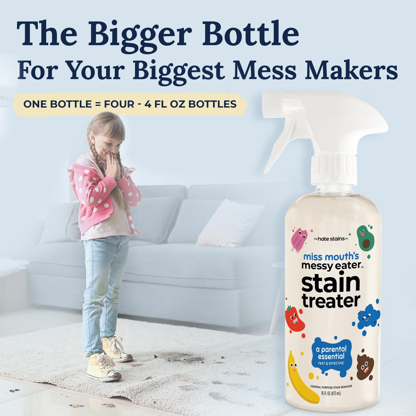 Miss Mouth's Messy Eater Stain Treater and Messy Steppers Essentials Kit
