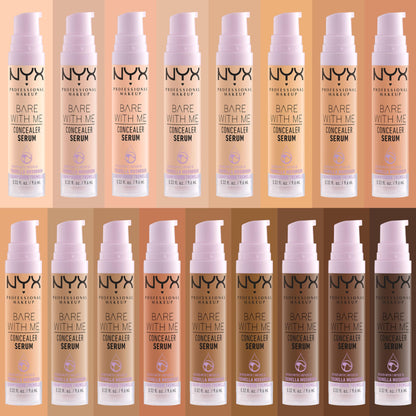 NYX PROFESSIONAL MAKEUP Bare With Me Concealer Serum, Concealer Makeup For Up To 24Hr Hydration - Golden