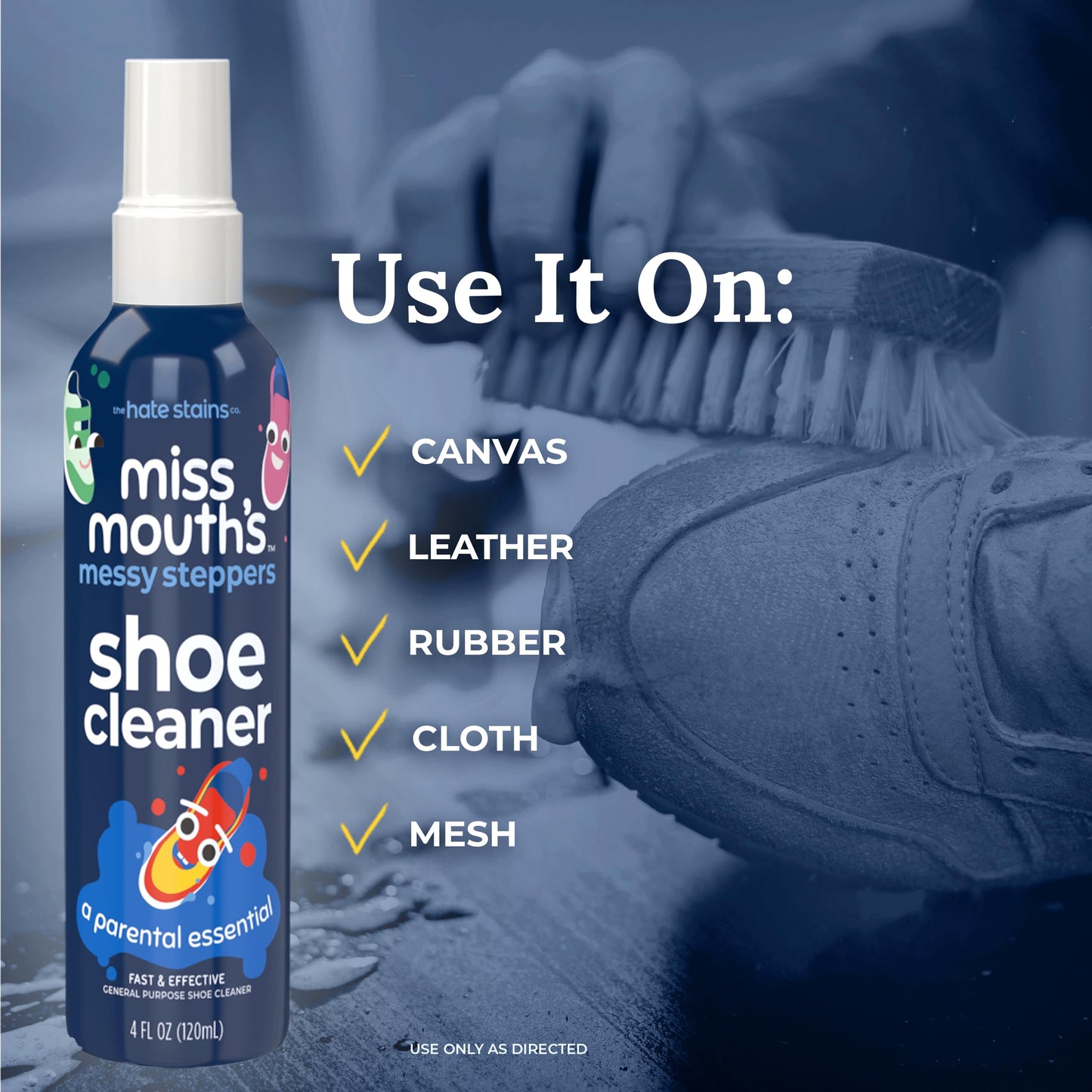 Miss Mouth's Messy Eater Stain Treater and Messy Steppers Shoe Cleaner Starter Pack