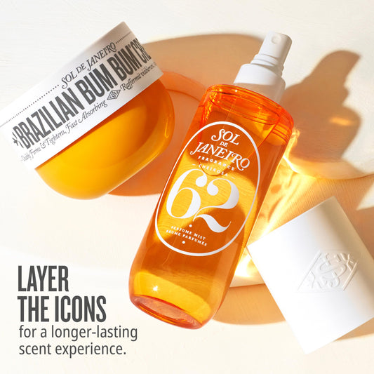 SOL DE JANEIRO Cheirosa '62 Eau de Parfum + Hair & Body Mist Duo, Amazon Exclusive