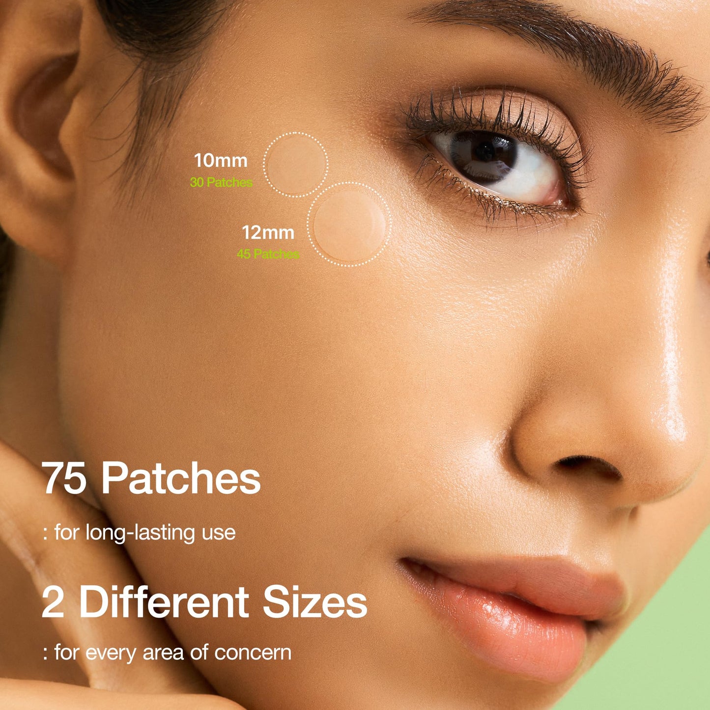 ANUA Ultra-Thin Spot Cover Patch, 2 Sizes invisible Hydrocolloid Patch for Face, Centella for area of concern, Slim Spot Stickers, Perfect coverage, Beauty & Facial Skincare Products (75 Counts)