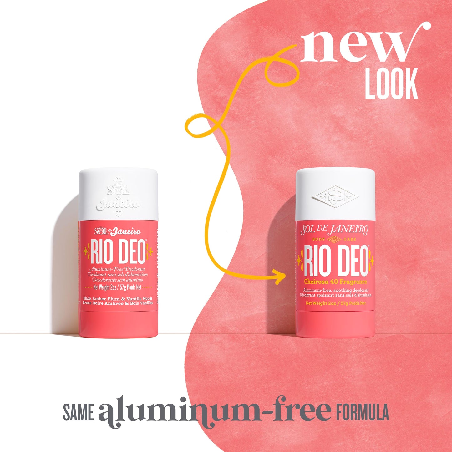 SOL DE JANEIRO Cheirosa 40 Rio Deo Aluminum-Free Deodorant with Refill Cartridge, Amazon Exclusive