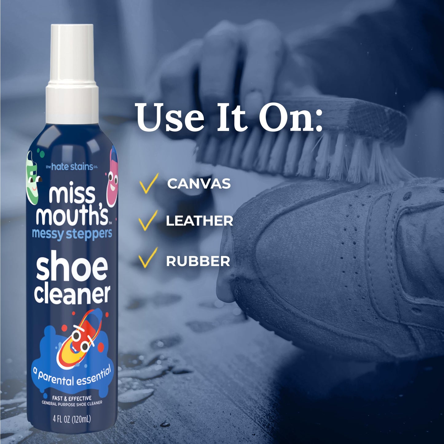 Miss Mouth's Messy Eater Stain Treater Spray - 4oz Stain Remover - 4oz Messy Stepper - Laundry Detergent Sheets