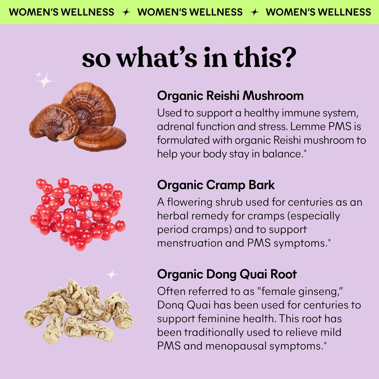 Lemme PMS Hormone Balance for Women Liquid Drops, PMS & Mild Period Cramping Relief, 10-in-1 Herbal Blend with Raspberry Leaf, Dong Quai, Cramp Bark, Reishi & B2, Organic, Sugar-Free, 1 fl oz