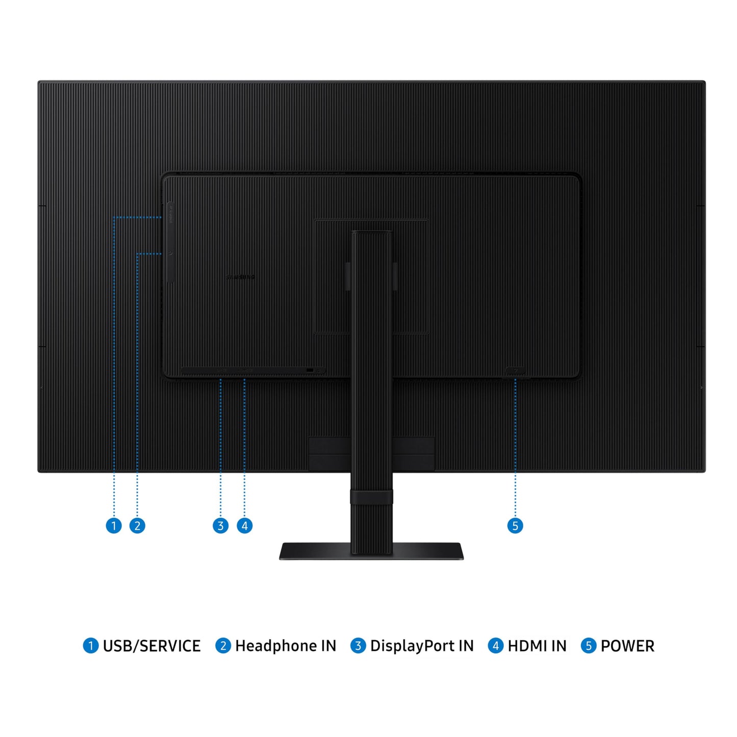 SAMSUNG 32-Inch ViewFinity S7 (S70D) Series 4K UHD High Resolution Monitor with HDR10, Multiple Ports, Easy Setup Stand, Advanced Eye Care, LS32D702EANXGO, 2024