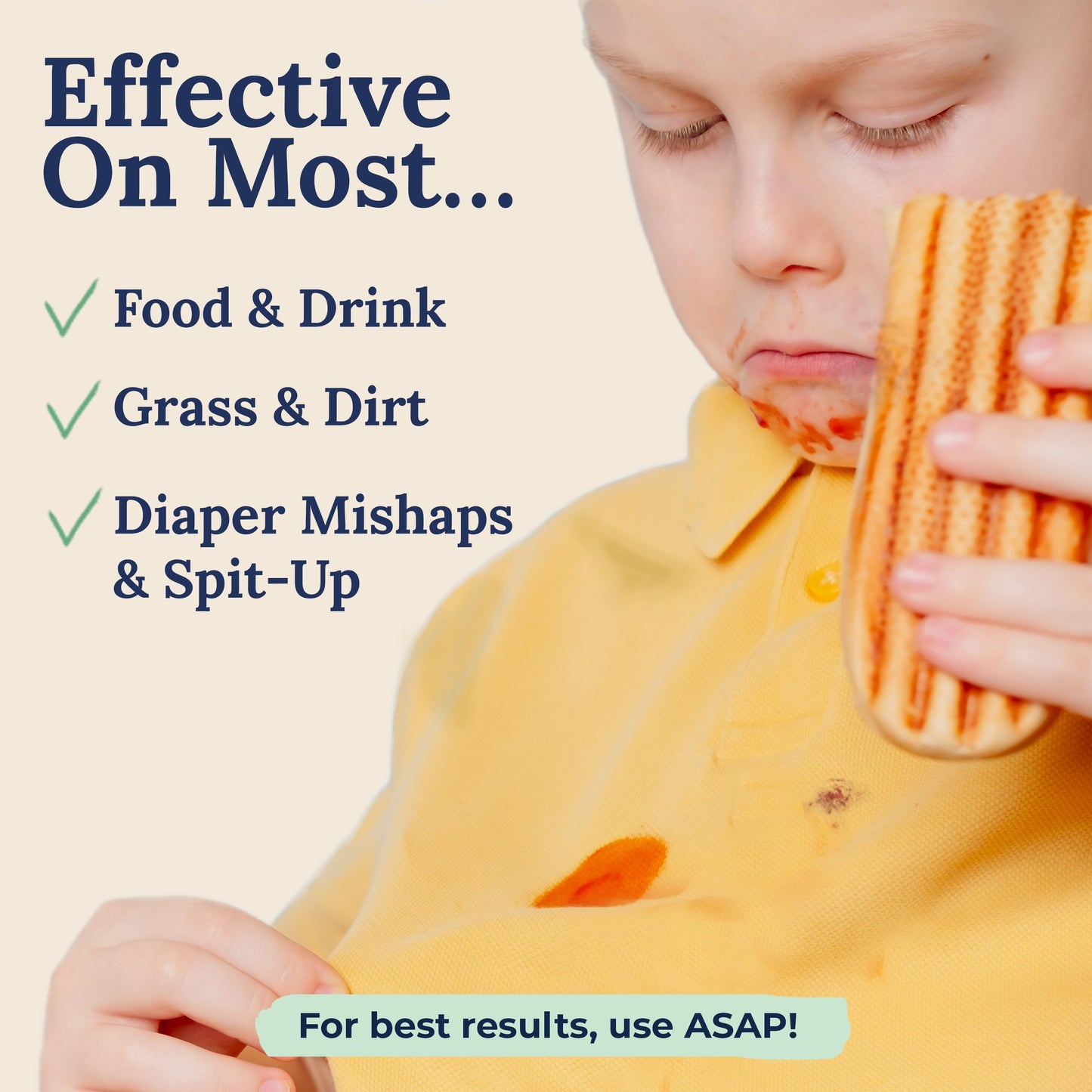 Miss Mouth's Messy Eater Stain Treater Pen - 2 Pack To Go Instant Stain Remover Pen and Detergent Sheets Newborn & Baby Essentials