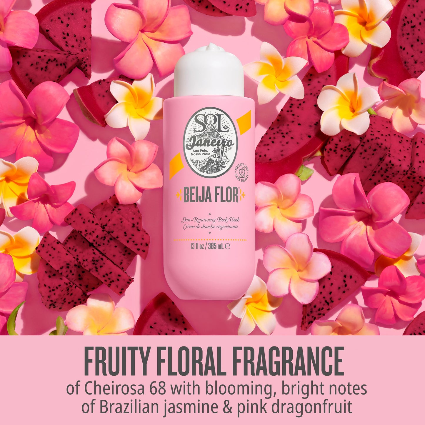 Sol de Janeiro Beija Flor Body Wash 385mL/13.0 fl oz.