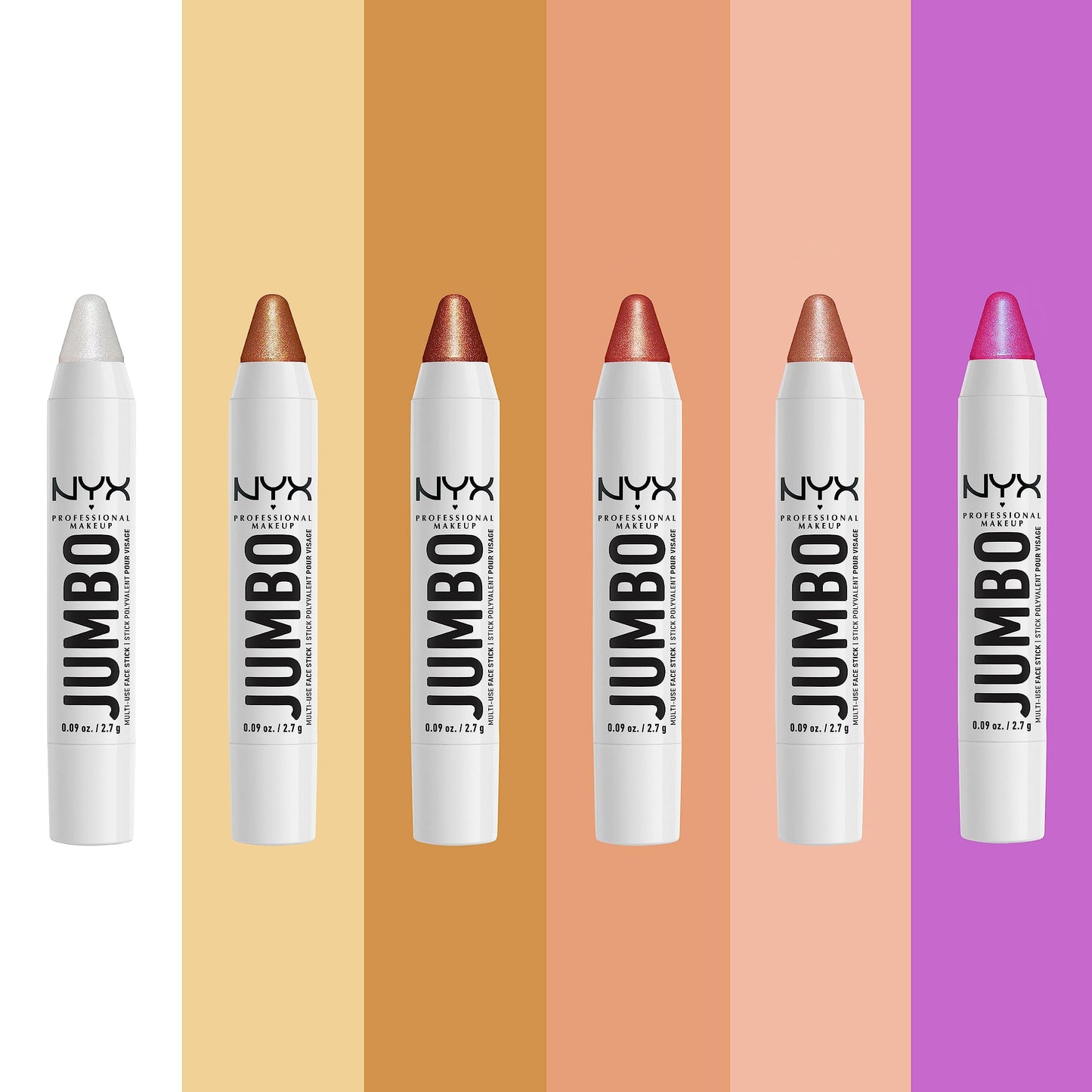 NYX PROFESSIONAL MAKEUP, Jumbo Multi-Use Face Highlighter Stick - Vanilla Ice Cream