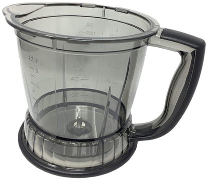 40oz Pitcher Bowl for Ninja Master Prep Food Processor QB700 QB750 QB900B QB1000 QB1003 QB1004 QB1005, Black